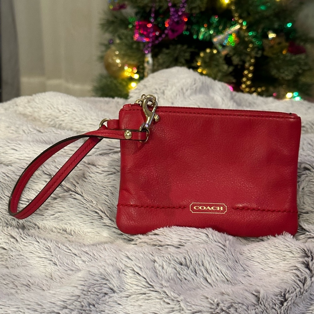 Authentic Coach wristlet